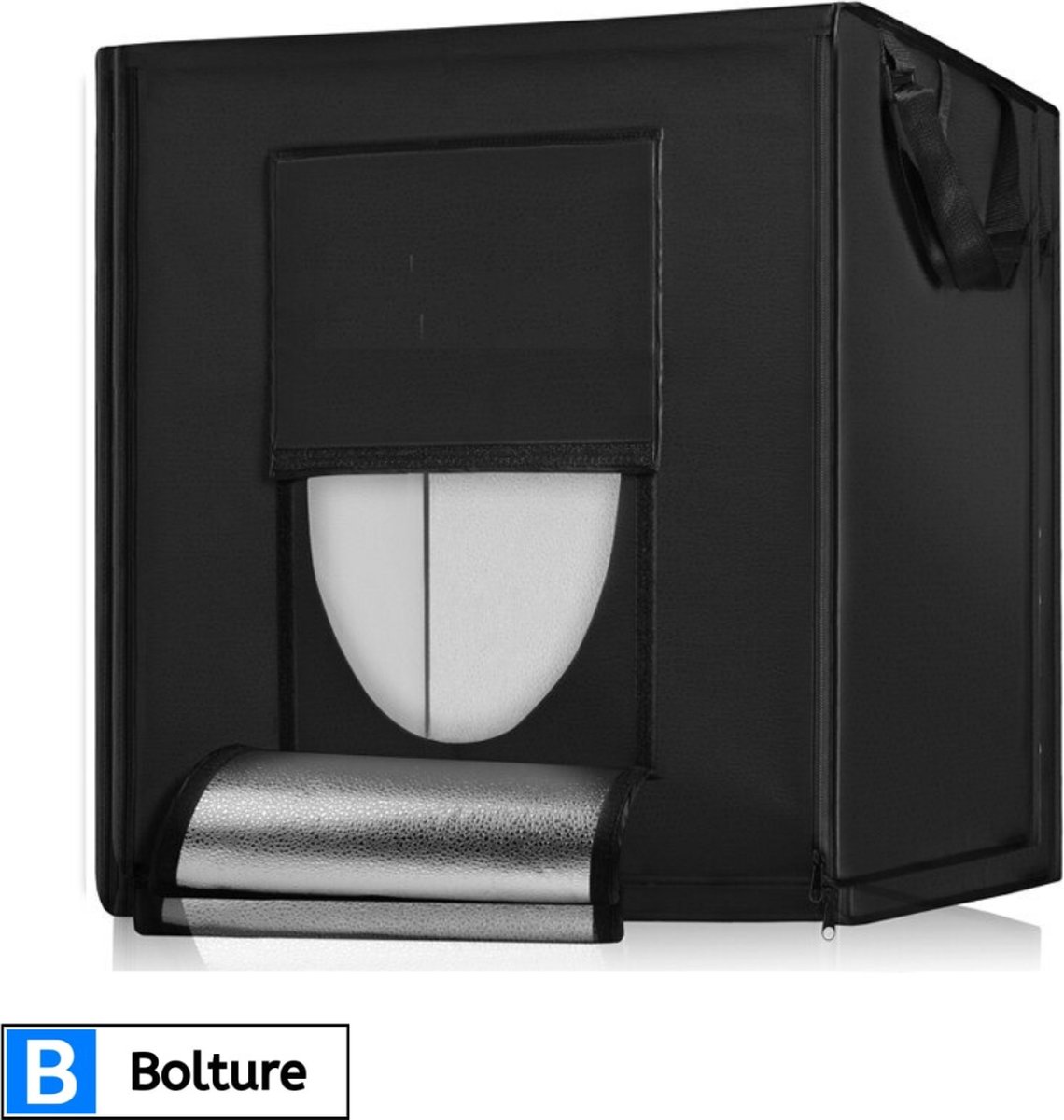 Bolture Fotobox - Fotobox met Ledverlichting - Fotostudio - Lightbox - Softbox - Instelbare Helderheid - Opvouwbaar