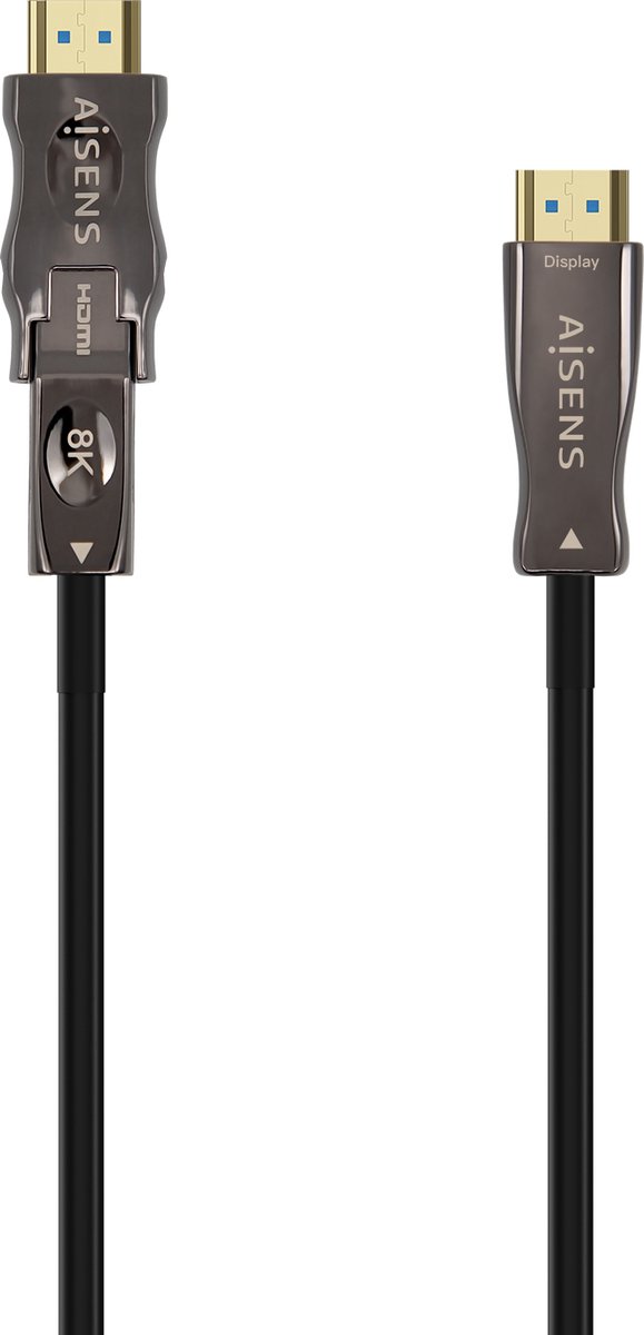AISENS A153-0648 HDMI kabel 50 m HDMI Type D (Micro) HDMI Type A (Standaard) Zwart