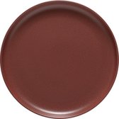 Costa Nova - vaisselle - assiette plate Pacifica rouge - faïence - lot de 6