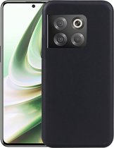 Dun TPU Hoesje Zwart Geschikt voor OnePlus 10T | Back Cover Matte Zwart | Flexibel | Lichtgewicht | Ultra Dun