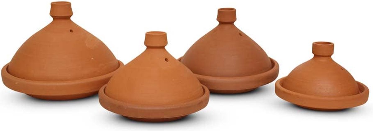 Tajine du Maroc 26 cm non émaillé en terre cuite, sans plomb, tajine fait  main