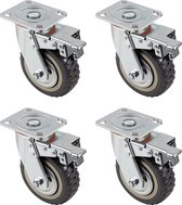 Zwenkwielen set – Meubelroller - Transportwielen - Om grote en zware dingen te verplaatsen
