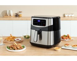 Swiss Pro+ - Airfryer 10L XXXL - Zwart - SP-AF10L - Intelligente Heteluchtfriteuse Digitaal- 10L - XXXL - New Model 2026 - Touchscreen - TURBO Opwarmen - Piano Black - zwart - 10 liter