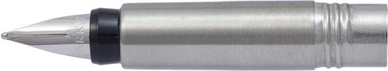 Parker S0723480 Vector vulpen, fijne penpunt, geschenkdoos - roestvrij met roestvrijstalen afwerking Parker S0723480 Vector vulpen, fijne penpunt, geschenkdoos - roestvrij met roestvrijstalen afwerking