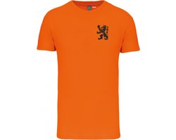 T-shirt Holland Leeuw Klein Zwart | Koningsdag kleding | Oranje Shirt | Oranje | maat L