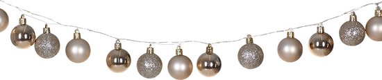 Joomer Batterijgevoede Kerstverlichting voor Buiten, 33 cm 28 cm