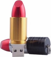 Lipstick lippenstift usb stick 128GB 3.0 - metaal