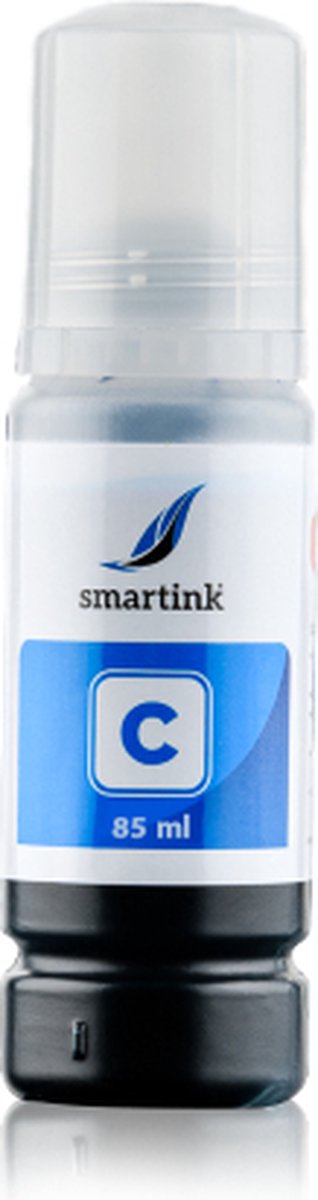 Geschikt inkt Epson 103 Ecotank Cyaan 85 ml. inktfles - Smart Ink Huismerk