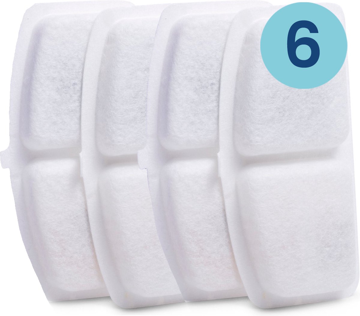 Filters Voor Drinkfontein - Set van 8 kattenfontein filters en 8 pomp