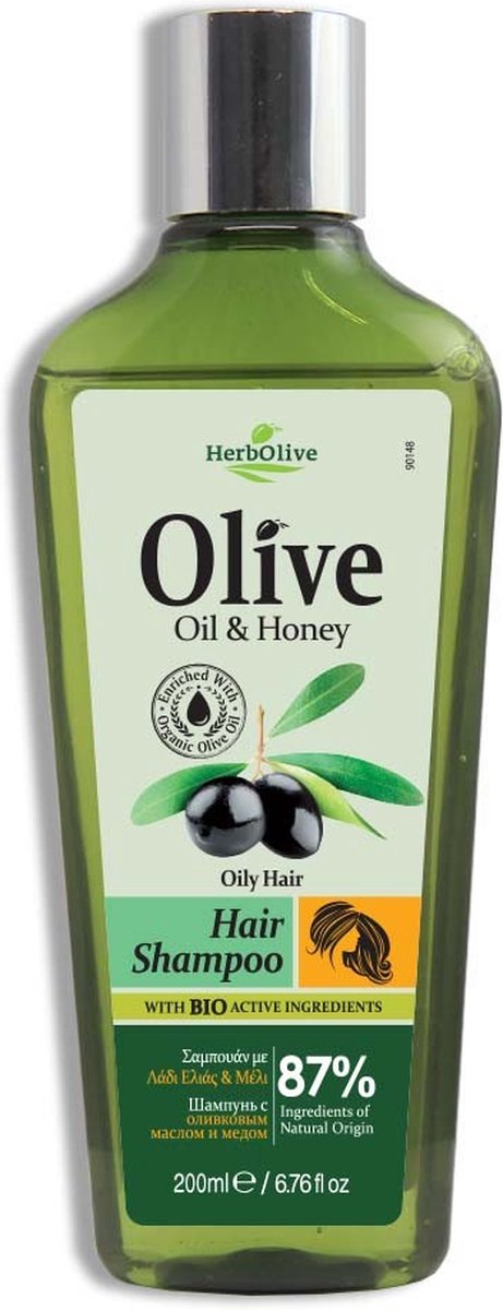 Herbolive Shampoo Vet Haar *Olijfolie & Honing* 200ml