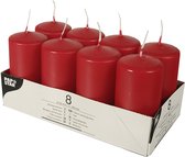 PAPSTAR kaarsen, paraffine, rood, 50 mm · 100 mm