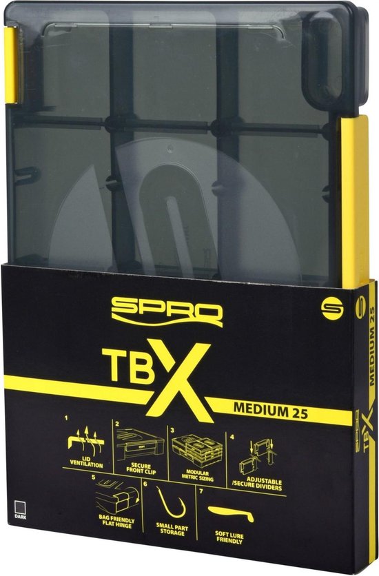 Foto: Spro tbx medium 25 dark tackleboxen