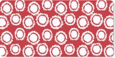 Bureauonderlegger - Stippen - Rood - Patroon - 60x30 - Muismat