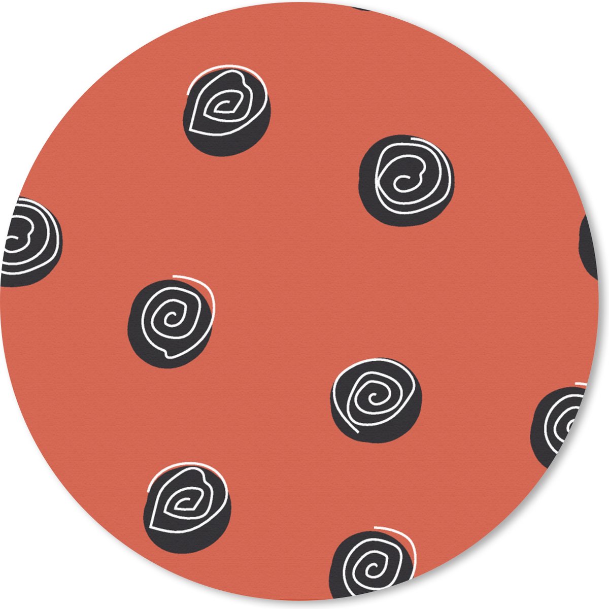Muismat rond 40x40 cm - Mousepad Patronen - Kunst - Australië - Ronde muismatten