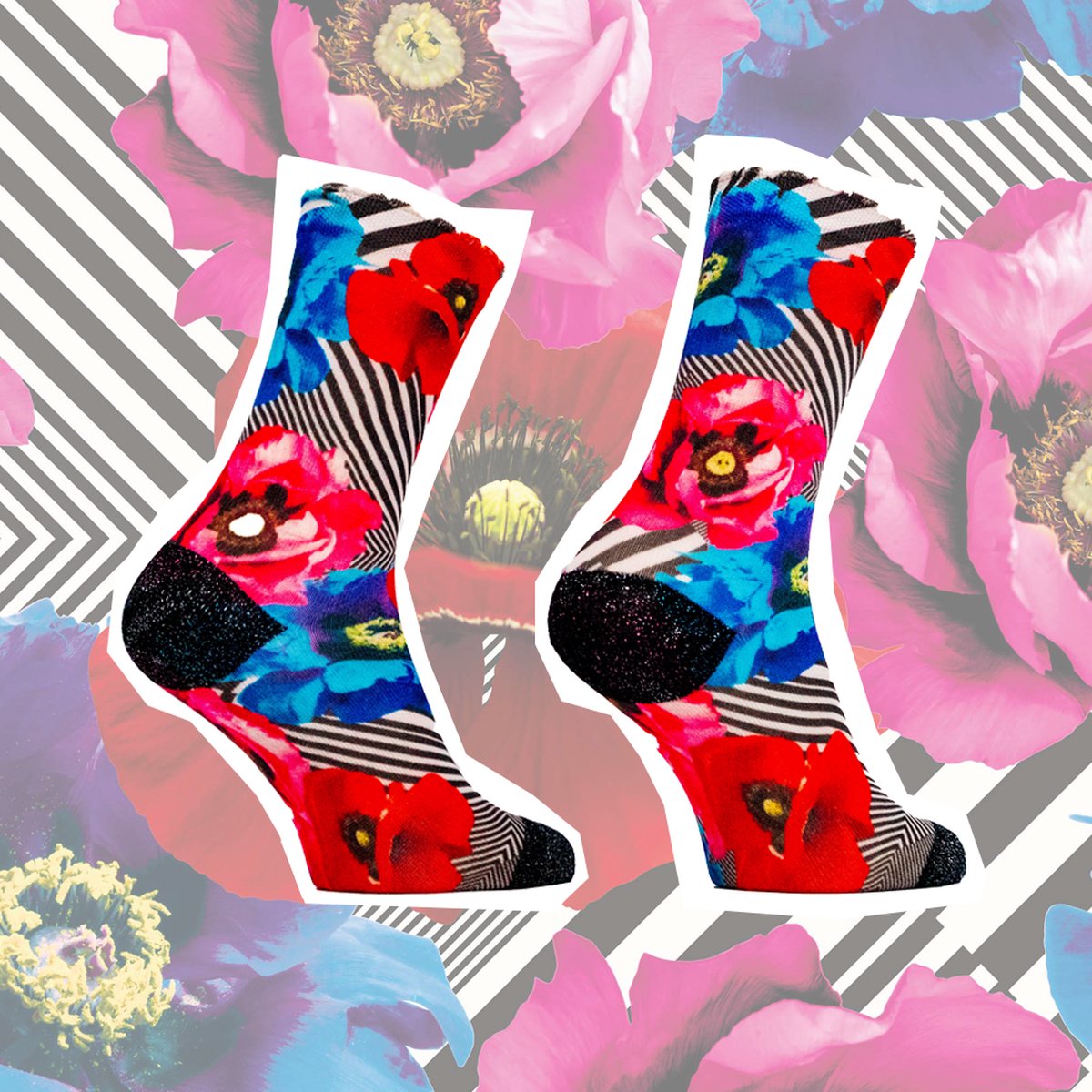 Sock My Feet - Sock my trendy flowers 39-42
