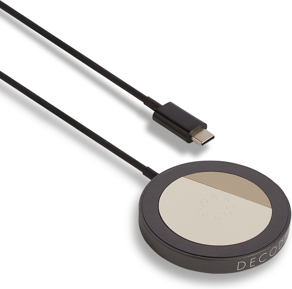 DECODED Wireless Charging Puck Draadloze Oplader Fast Charger 15W
