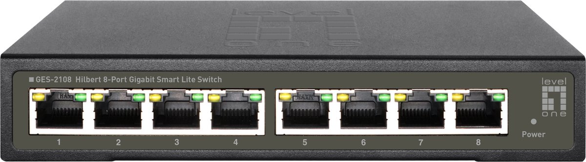 LevelOne Switch 8x GE GES-2108 Hilbert