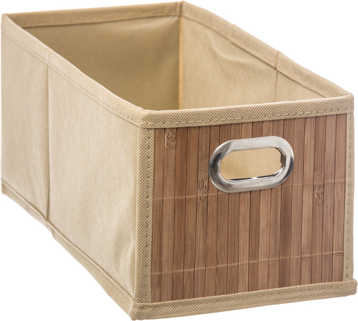 5five Bamboe Opbergmand - 15 x 14 x 31 cm, beige