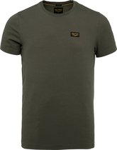 PME Legend - T-Shirt Logo Donker Groen - Heren - Maat S - Modern-fit