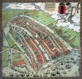 Amsterdam Poster Plattegrond Historisch Amsterdam - Cornelis Anthonisz - 1544