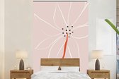 Behang - Fotobehang Bloemen - Abstract - Pastel - Breedte 145 cm x hoogte 220 cm