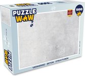 Puzzel Verwering - Beton print - Structuren - Vintage - Industrieel - Grijs - Legpuzzel - Puzzel 1000 stukjes volwassenen