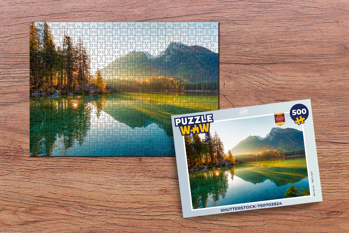 Puzzle Adulte 500 pièces - Braies lake