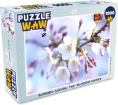 Puzzel Bloemen - Sakura - Tak - Bloesem takken - Legpuzzel - Puzzel 1000 stukjes volwassenen