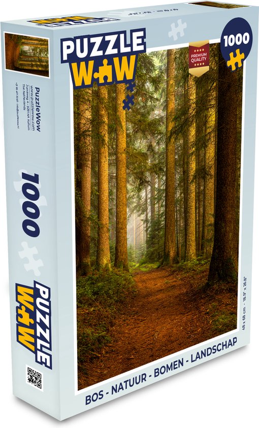 Puzzle 1000 p - En forêt (Nature edition), Puzzle adulte, Puzzle, Produits