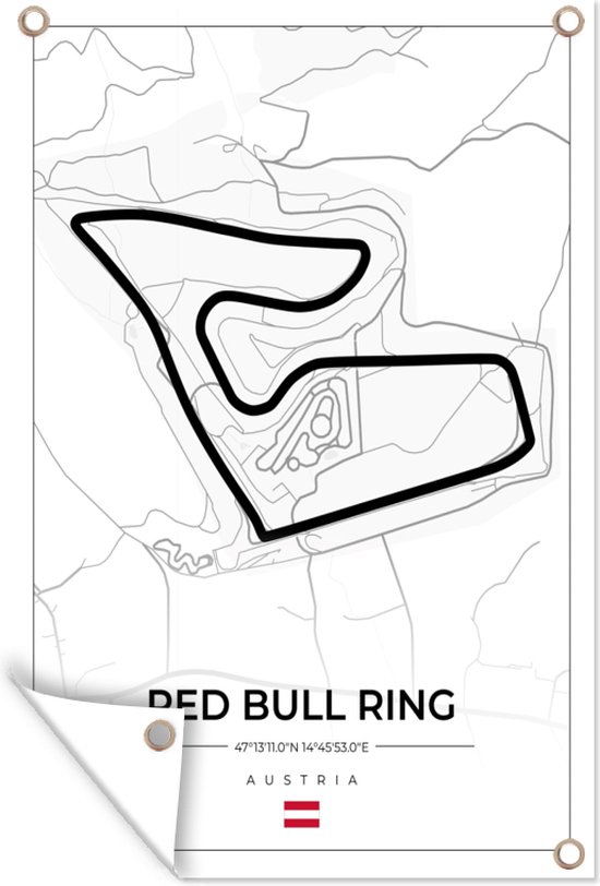 Décoration murale F1 Circuit Red Bull Ring Autriche Circuit