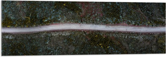 WallClassics - Acrylglas - Eindeloze Weg - 120x40 cm Foto op Acrylglas (Wanddecoratie op Acrylaat)