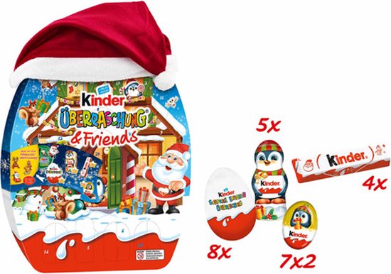 Ferrero - Kinder Surprise & Friends Adventskalender - 404g | bol.com
