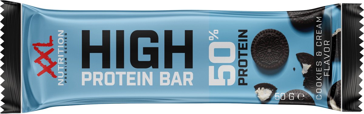 Goedkoopste XXL Nutrition - High Protein Bar 2.0 - 1 bar - Cookies & Cream
