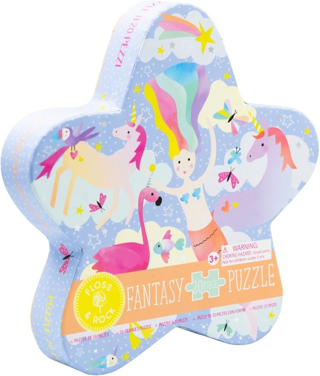 Floss & Rock Puzzel Fantasie - 20 stukjes - 40 x 41 cm