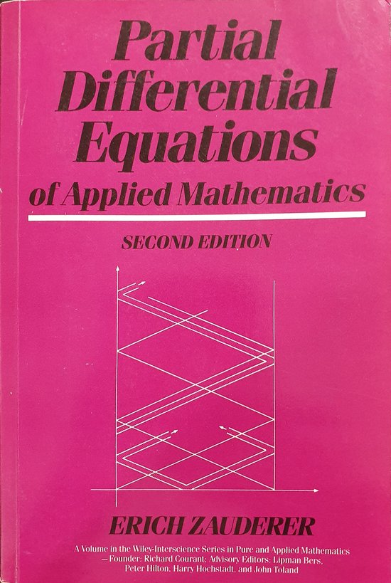 Partial Differential Equations of Applied Mathematics, E Zauderer ...
