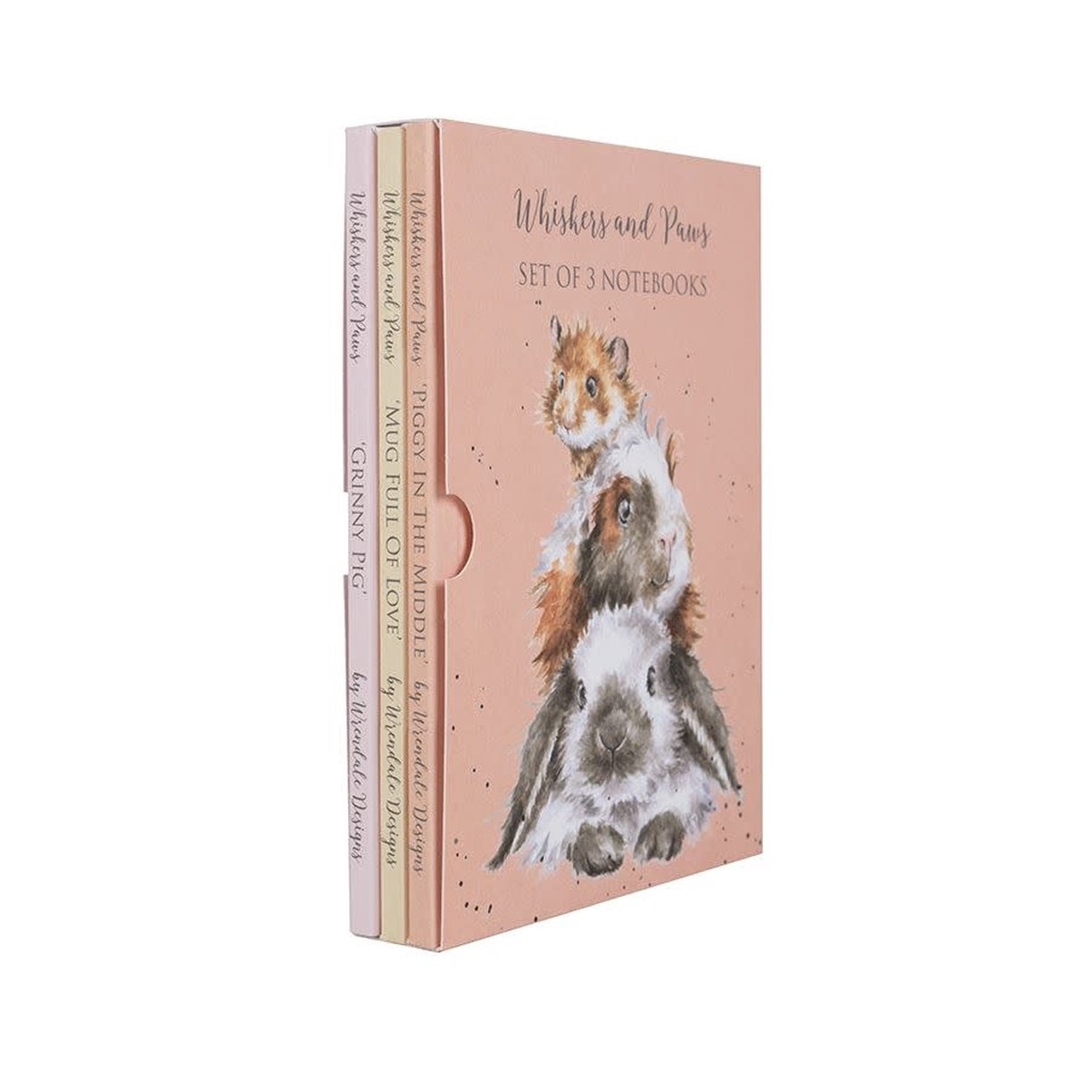 Set 3 Notebooks - Whiskers & Paws - Wrendale Designs