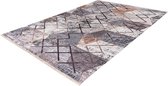 Modern laagpolig vloerkleed Valencia - Multikleur 631 - 75x150 cm