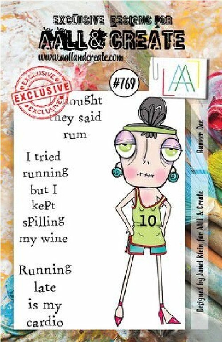 Aall & Create clearstamps A7 - Runner dee