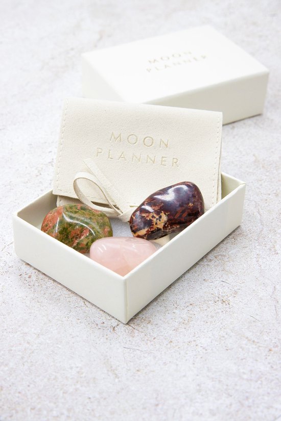Chakra Hearts Stenen Met Buidel • Zen sieraden