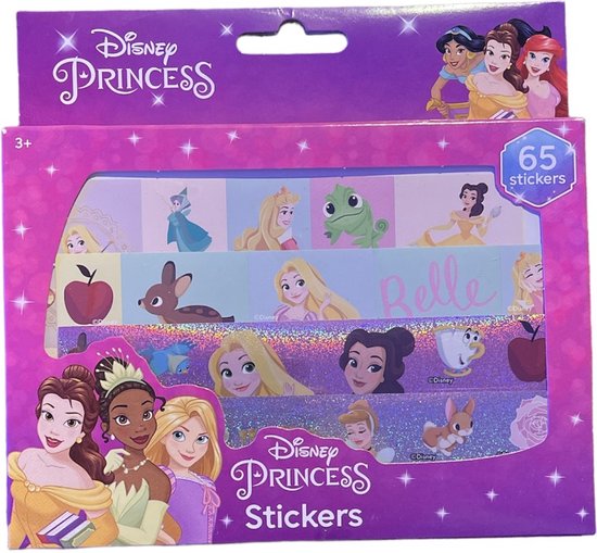 Disney Princess Stickers Disney Stickers Cadeau Kinderfeestje 65 Stuks Voor...
