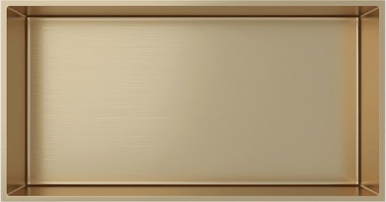 Aloni Niche encastrable Or Brossé 30x60x10cm