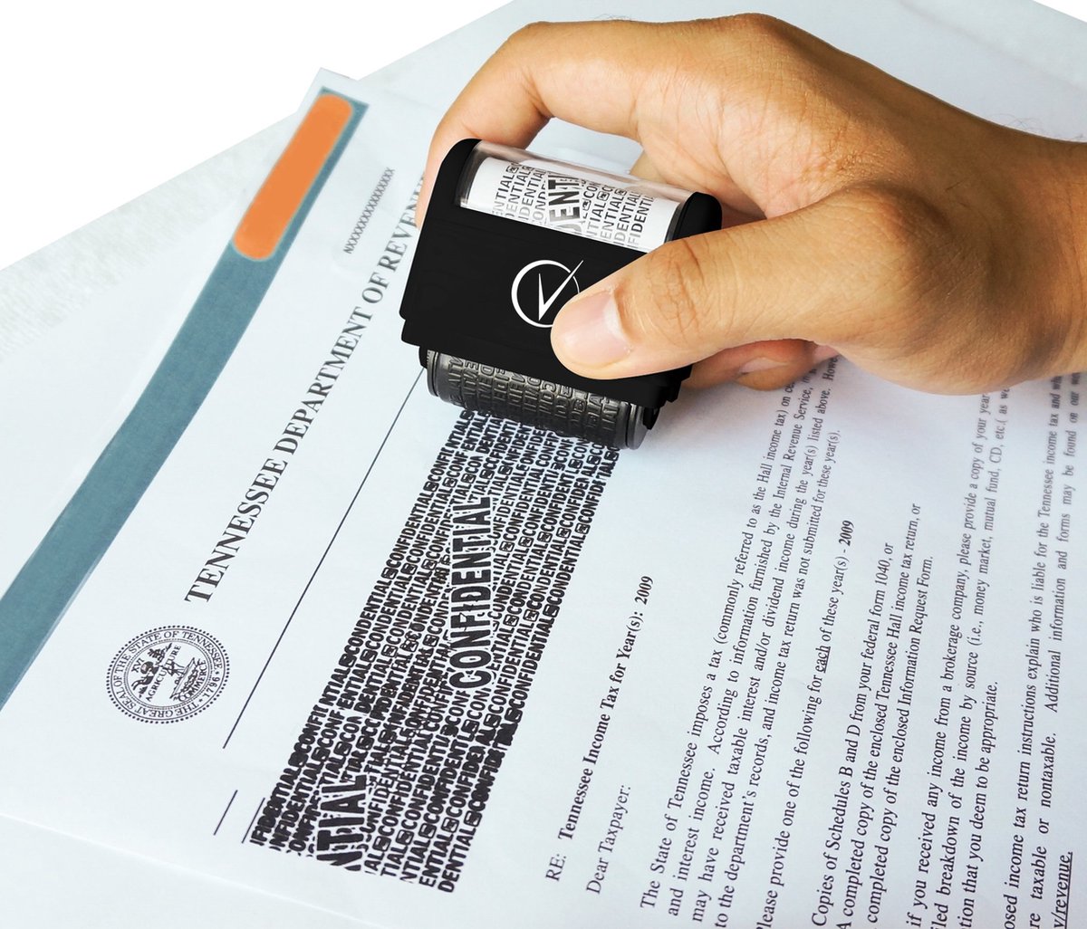 Bescherming tegen identiteitsdiefstal Roller Stamp