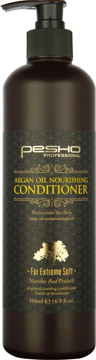 Pesho Professional - Arganolie Conditioner - Voedt en beschermt haar - For Extreme Soft haar