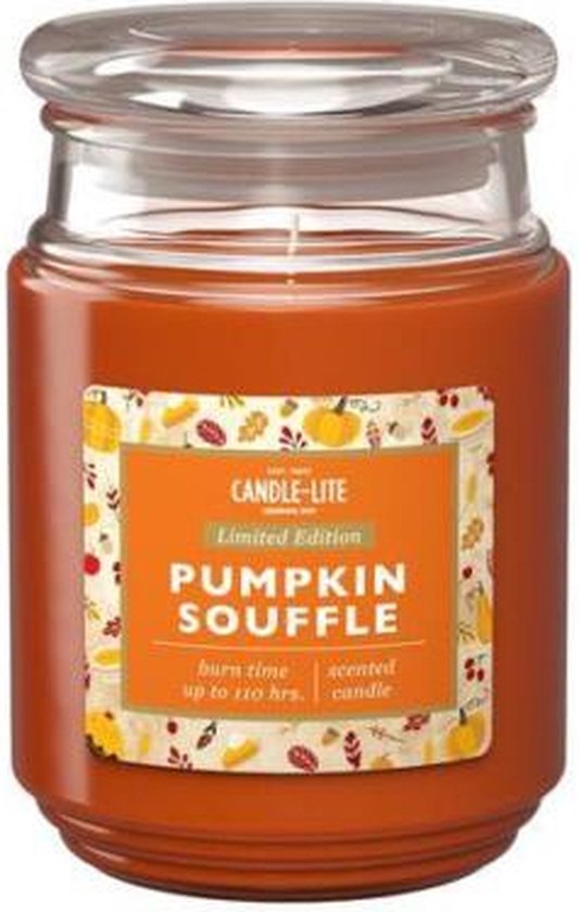 CandleLite Pumpkin Souffle plantaardige geurkaars grote pot 510