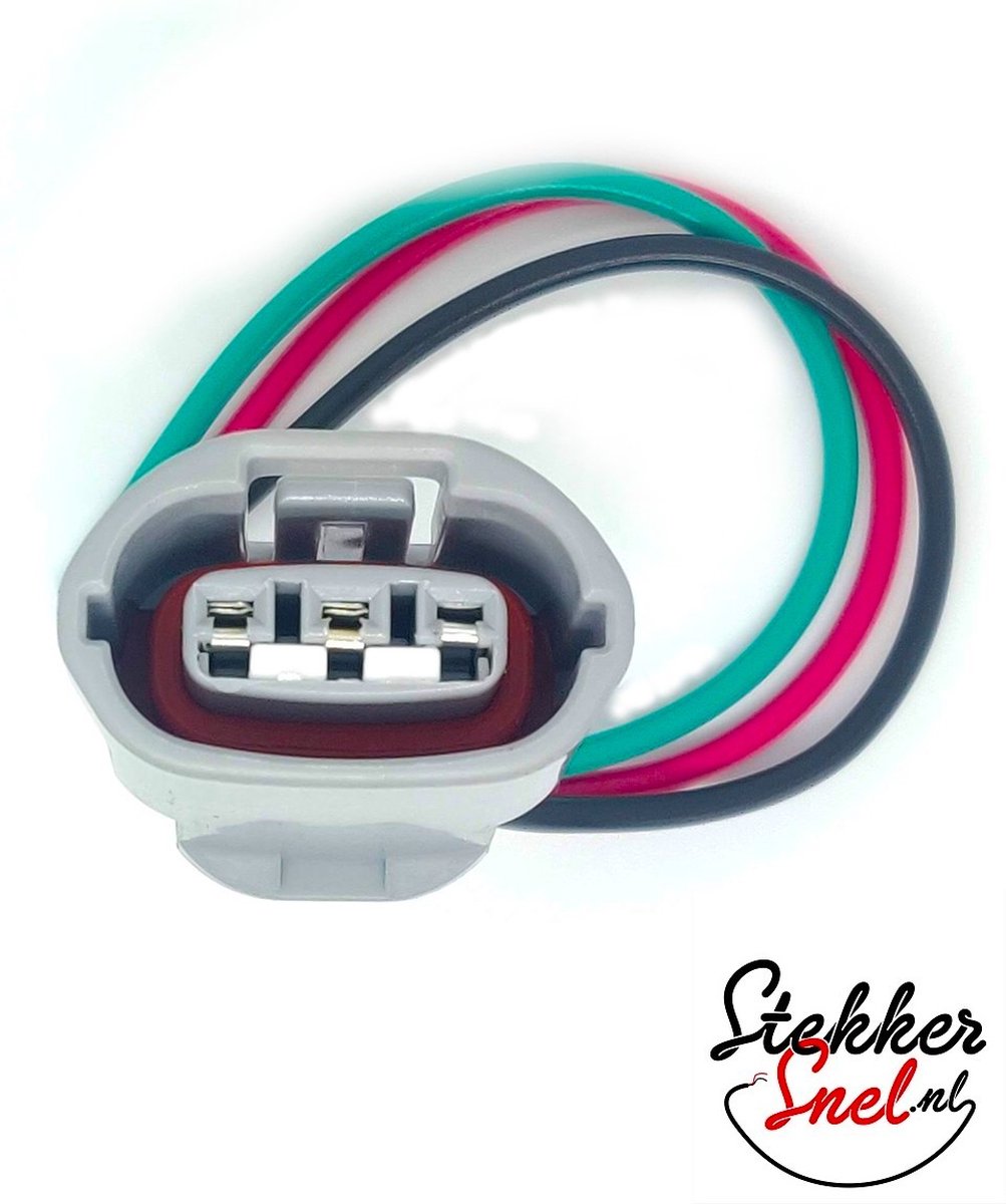 Kubota Stecker 3-pol passend für Lichtmaschine 16678-65830 90980-11349 Kubota Stecker 3-pol passend für Lichtmaschine 16678-65830 90980-11349