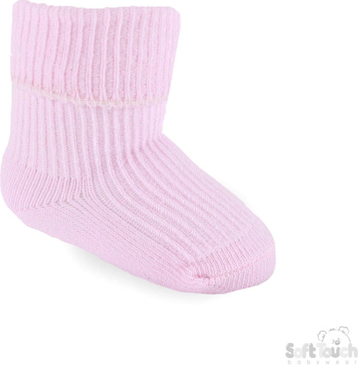 Soft Touch Babysokken 0-3 Mnd Roze Meisjes S03