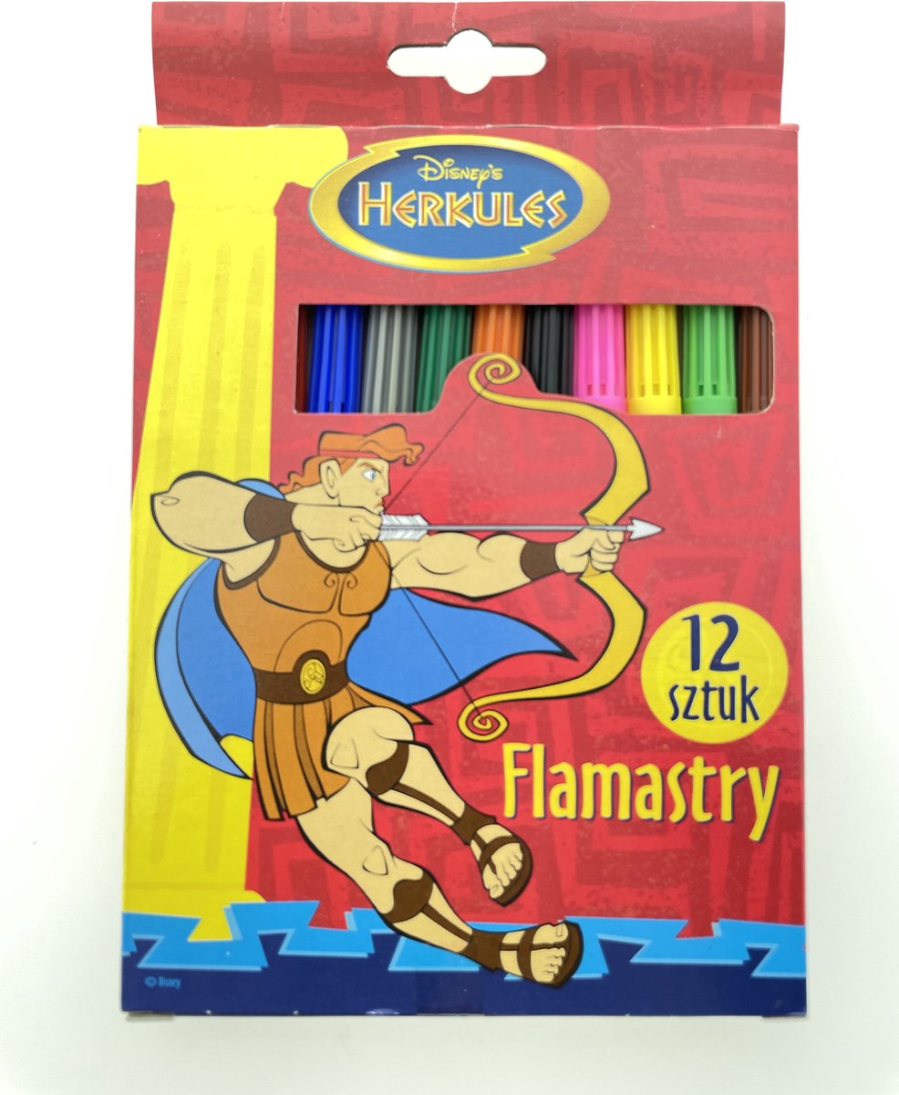 Disney's Hercules Kleuren Stiften 12 stuks - Top-2000