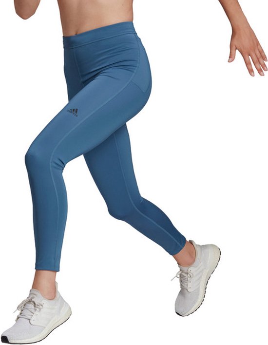 slang desinfecteren moeilijk adidas 7/8 Running Tights Dames - Sportbroeken - blauw - Vrouwen | bol.com