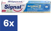 Signal Integral 8 White Tandpasta - 6 x 75 ml