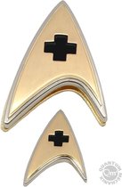 Quantum Mechanix Star Trek Discovery : Badge Medical' entreprise et Set de broches